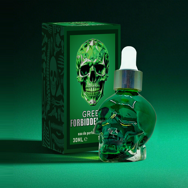 Green Skull Head Men's Perfume