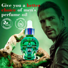 Tonfly Green Hat Skull Head Men's Perfume