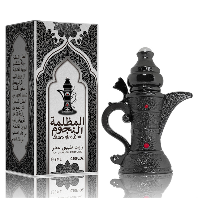 EDIEBAO Black Teapot Perfume for Men, 3 Ml Long-lasting Fragrance