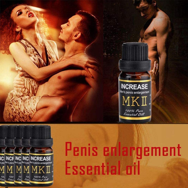 Penis Massage Oil for Men - Enhance Performance, Girth & Hardness Care - 10ml Enlargement Enrichment Formula with Natural Extracts - Male Private Area & Pubic Root Enlarger Intimate Adult Essential Oi