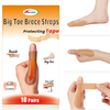 BLSEX 10PCS Thumb Correction Patch Big Toe Corrector Adjuster Finger Toe Patch Protector Hallux Valgus Orthopedic Sticker Pad