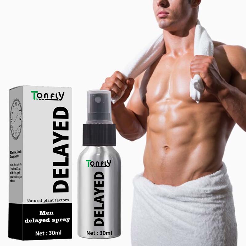 Tonfly Silver-colored male penis delay spray - an oil for private area massage 30ml