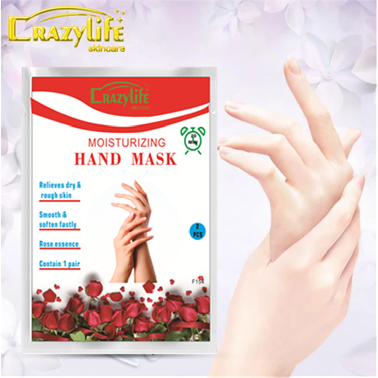 Rose Hand Mask skincare Nourishing Moisturizing Whitening Exfoliating Remove Dead Skin Hands Foot Care Products
