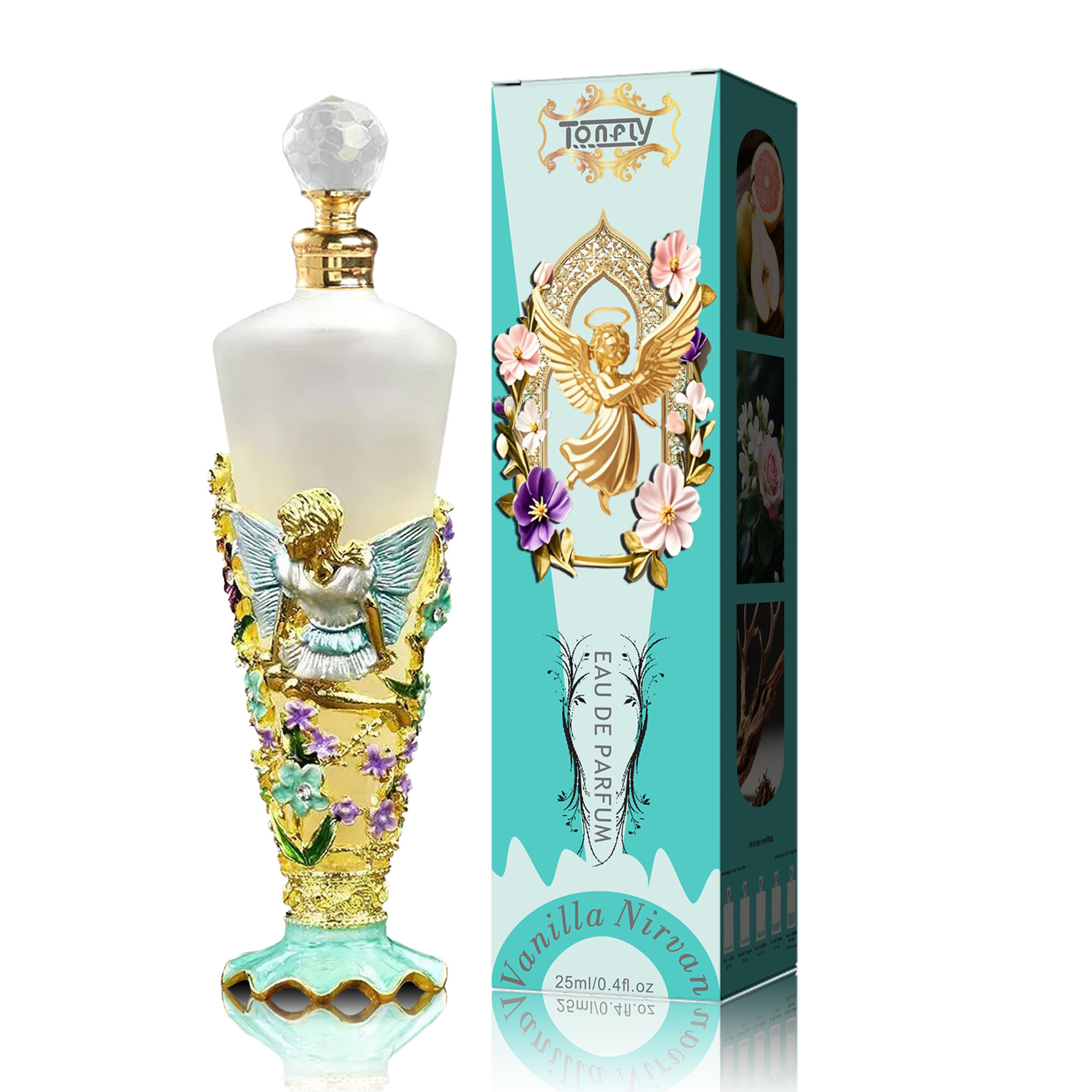 Tonfly Green Girl Perfume - Women's Light Eau de Parfum - Rose Perfume 25ml