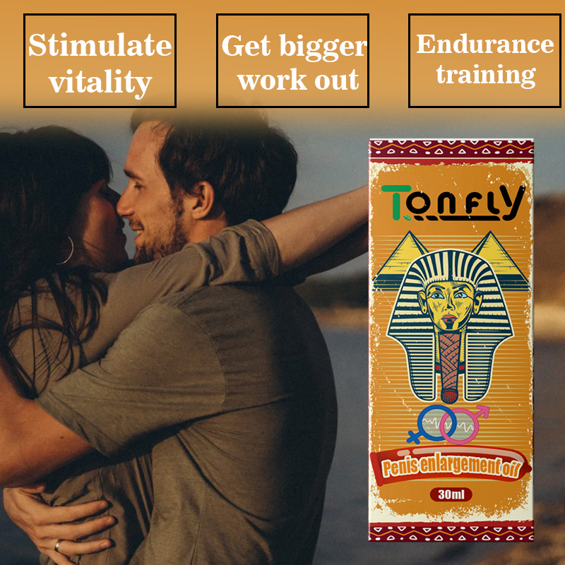 Tonfly Penis Enlargement Massage Oil for Men - Male Enhancement Training Gel, Adult Size & Performance Boost