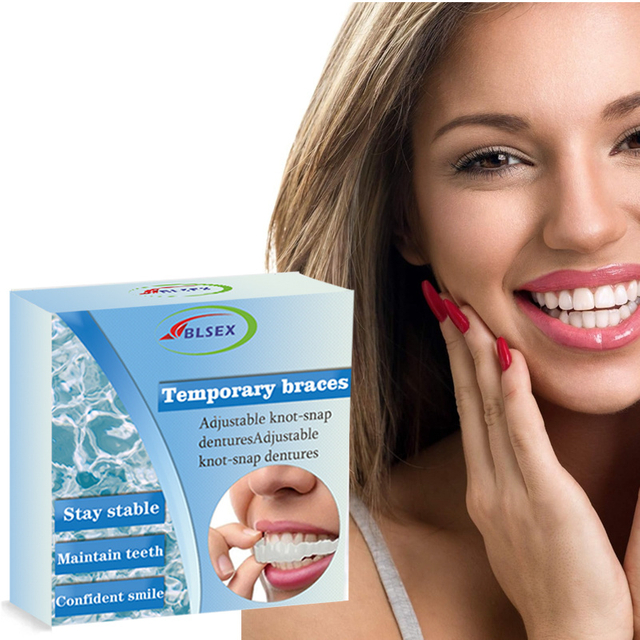 BLSEX Whitening braces, simulation braces, silicone braces, teeth whitening