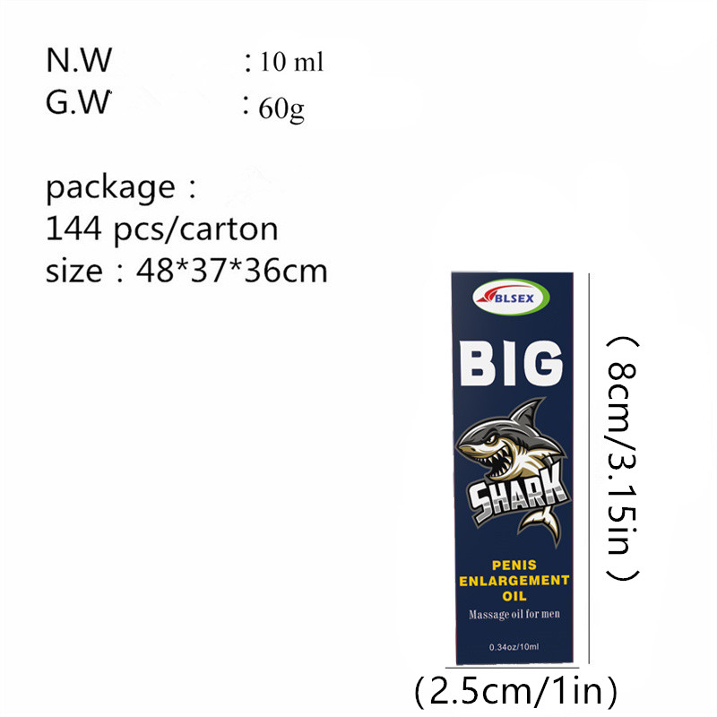 BLSEX Couple sex toys, men's penis enlargement oil, delayed ejaculation oil 10ml