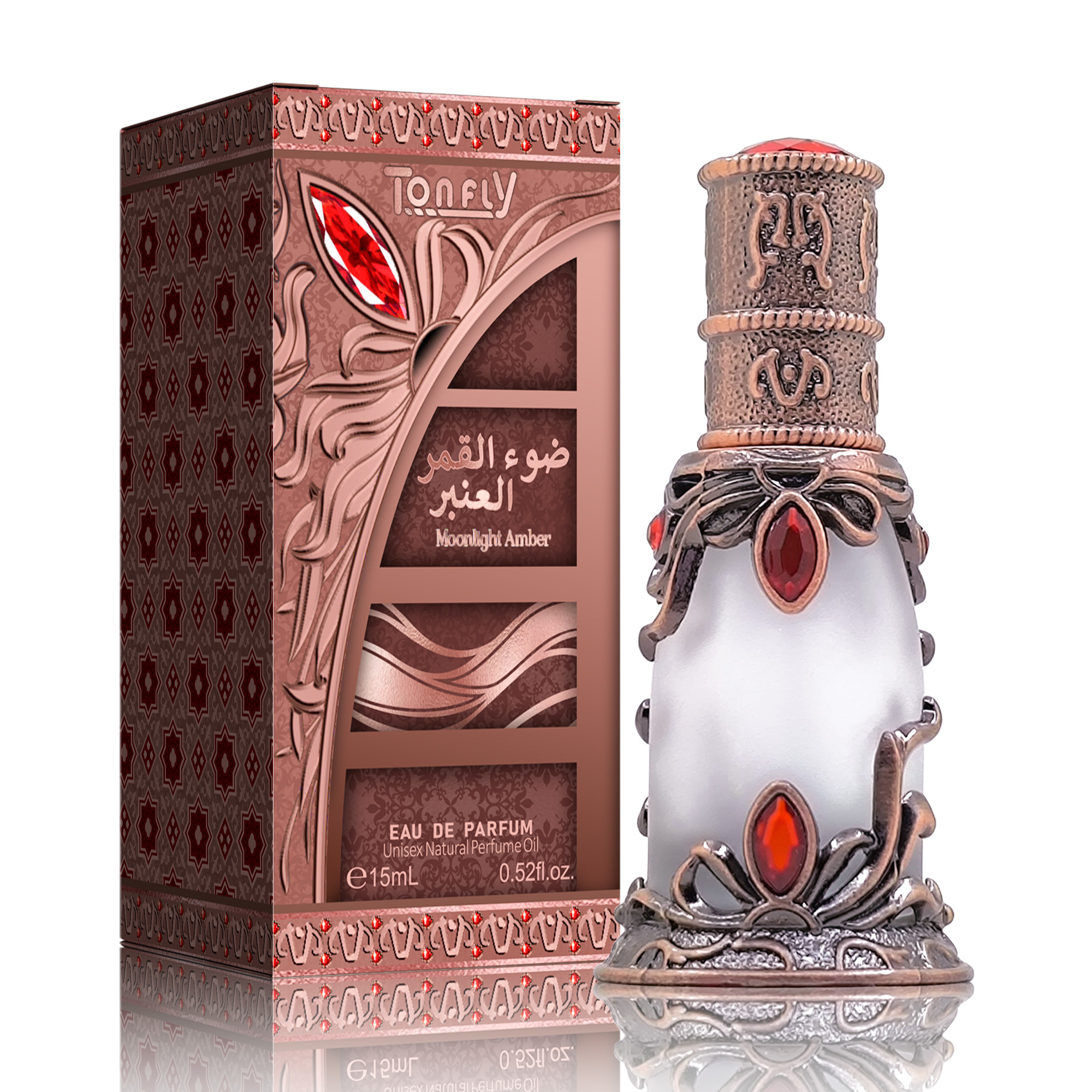 TONFLY Men's Perfume Sailing Bronze Series Middle East Perfume Oil Dropper Stick Charm Perfume Oil 15ML
