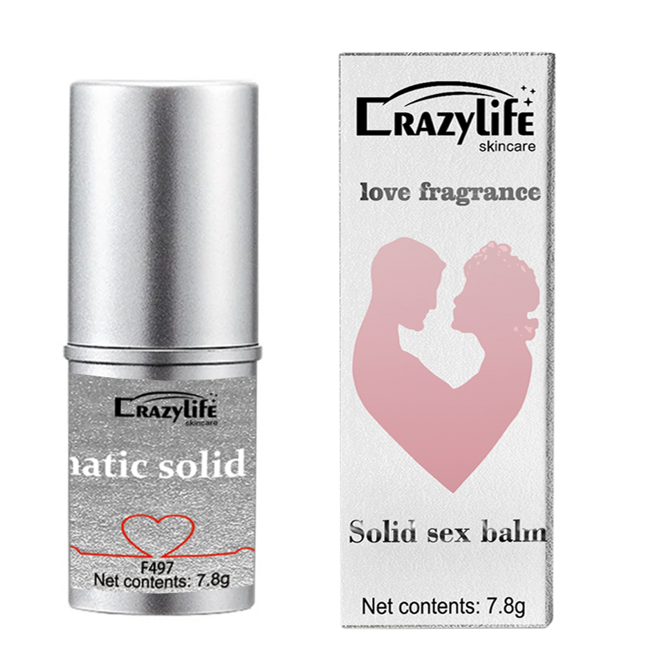 Crazylife Solid Perfume balm - alcohol-free. 2 pcs, 7.8g*2. For daily use. Floral fragrance. Let the fragrance fill you.