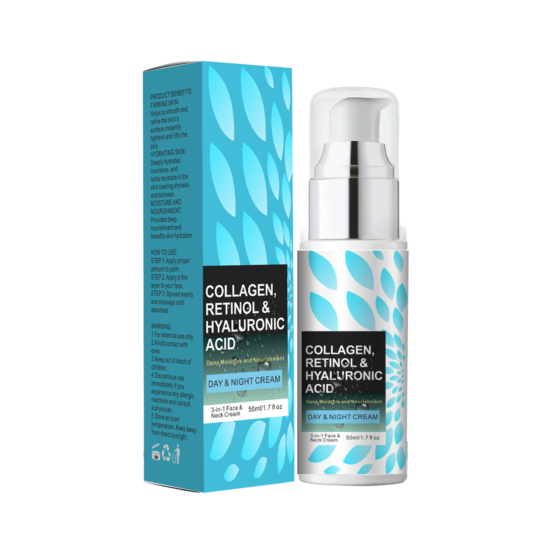 Facial cream - Collagen cream, retinol cream, moisturizing cream, hydrating collagen cream