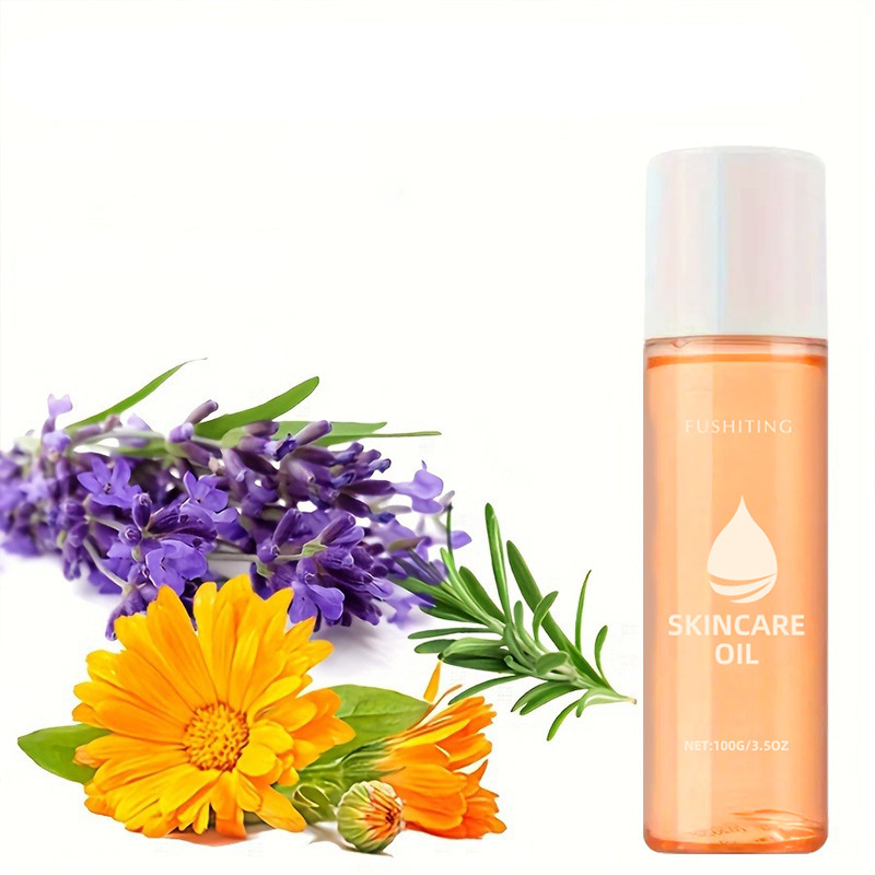 Stretch mark oil makes stretch marks look more attractive and prevents them from cracking. The oil is moisturizing and nourishing, containing vitamin E.