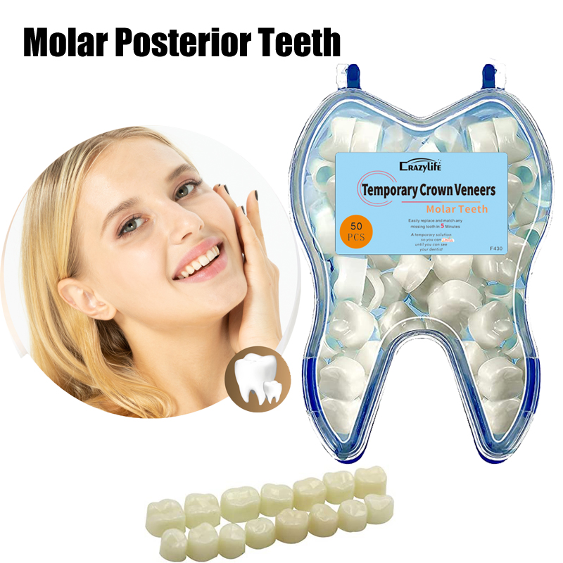 Crazylife Dental Material Temporary Crown Oral Cavity Porcelain Teeth Temporary Crown Dental Veneer Dentures Anterior Teeth Posterior Teeth Crowns