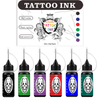 Tattoo Juice Paste,Temporary Body Art Painting Cream,Easy-to-Use Henna Tattoo Paste,DIY Temporary Tattoo Ink Juice Set
