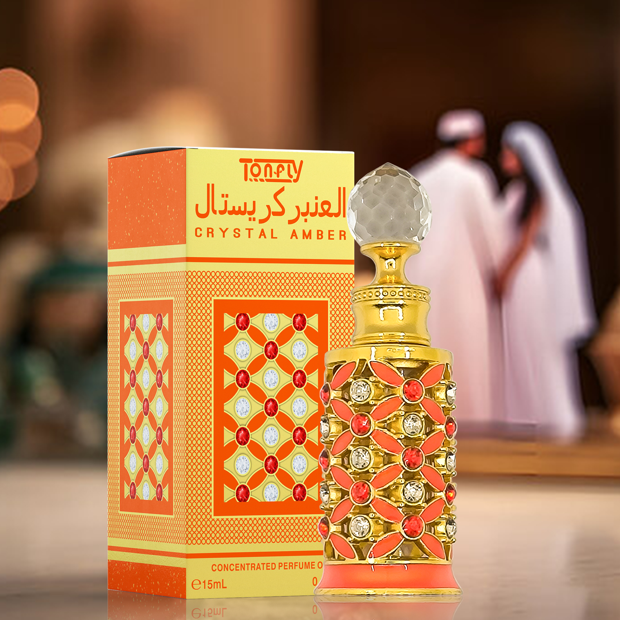 Tonfly Orange Barrel Men's Perfume Men's Light Eau de Toilette 15ml 