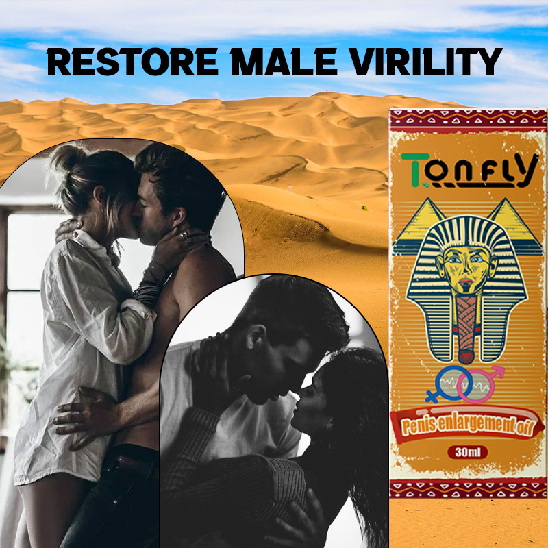 Tonfly Penis Enlargement Massage Oil for Men - Male Enhancement Training Gel, Adult Size & Performance Boost