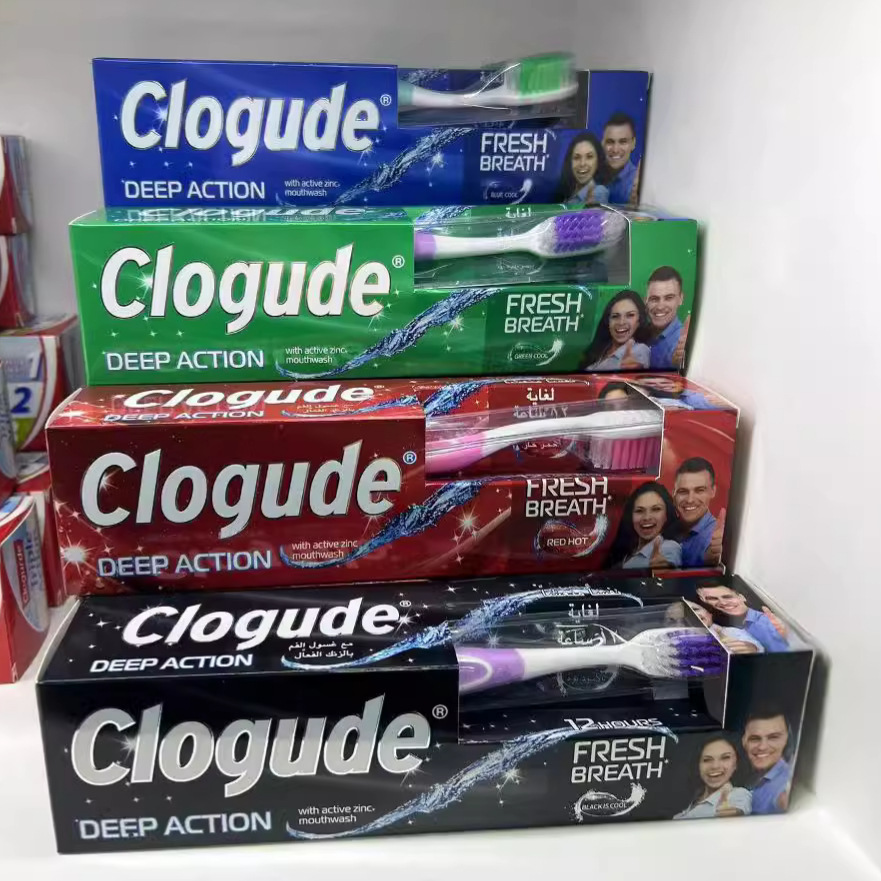 100ml toothpaste with toothbrush - Clogude model with brush