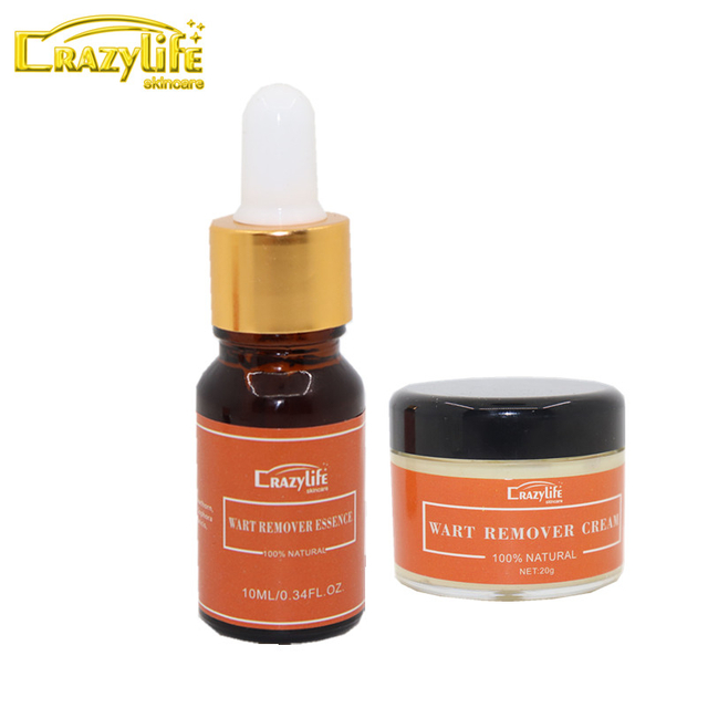Crazylife Wart and Birthmark Removal Set - Quick Removal with Effective Results - 20g + 10ml
