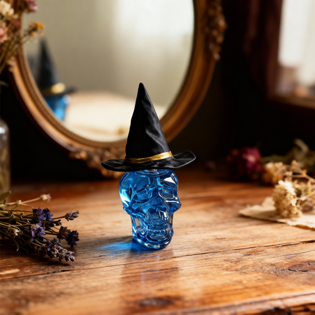 Tonfly Blue Skull Crystal Perfume 30ml – Long-Lasting Men’s Cologne with Iconic Skull Design