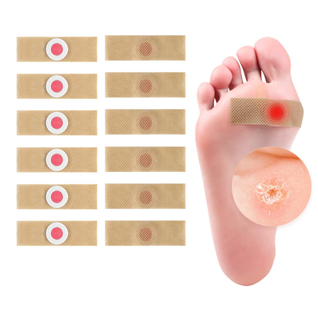 Crazylife Foot Toe Corn And Callus Removers Pads Self-Stick Adhesive Foot Cushion Corn Callus Remover Cushions Foot Care Patches