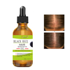 Hair Growth Serum Black Rice Rosemary for Hair Loss Treatment Bald Head Hair Regrowth Black Sesame Seeds Essence 30ml