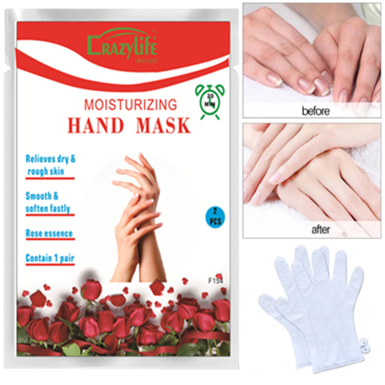 Rose Hand Mask skincare Nourishing Moisturizing Whitening Exfoliating Remove Dead Skin Hands Foot Care Products