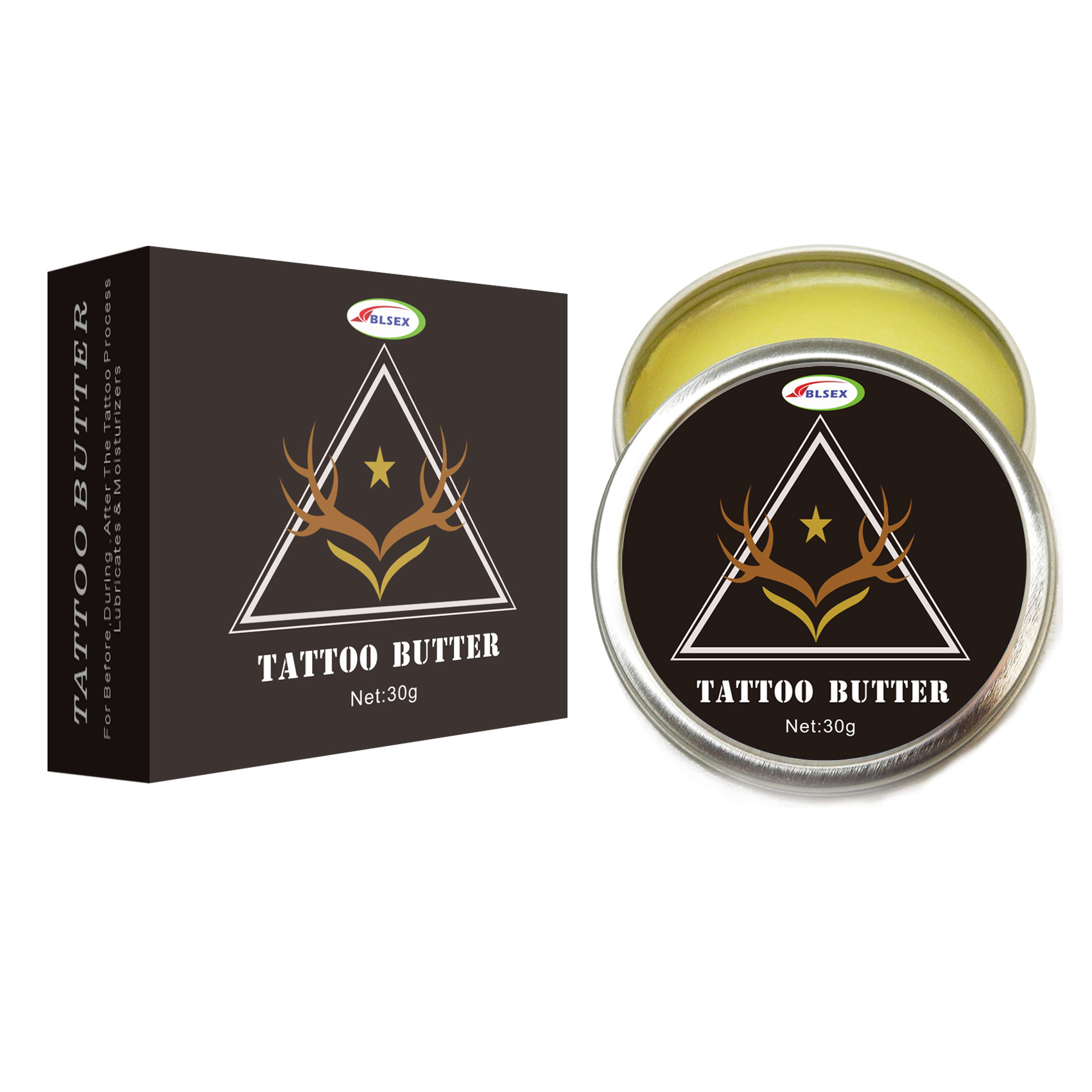 Tattoo Aftercare Butter Balm Repair Tattoo Moisturizer Skin for Microblading Tattoos Recovery Cream W/Natural Ingredient