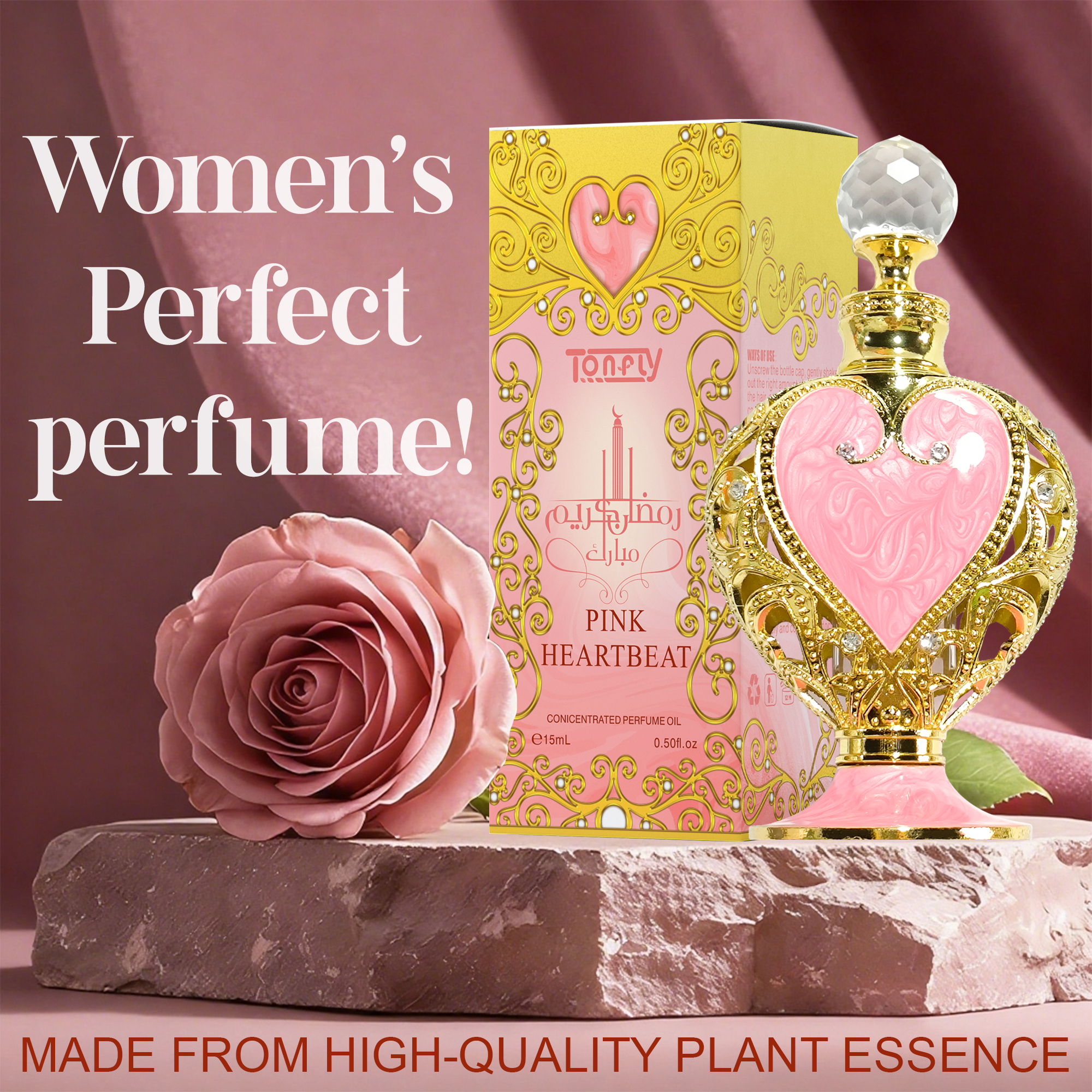 Tonfly Pink lady love perfume, lady fragrance, women perfume 15ml