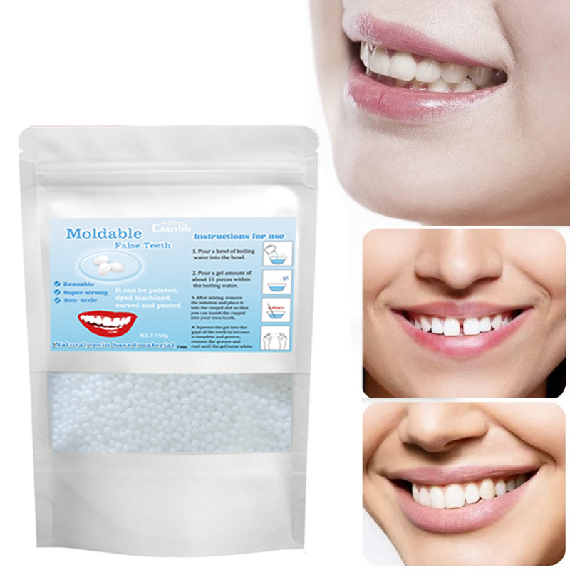 Crazylife Denture Adhesive Cream | Temporary Tooth Repair Kit for Gaps, Loose Dentures & Broken Teeth | Dental Resin Glue for Emergency False Teeth Repair