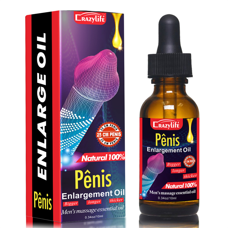 Crazylife Men's penis massage oil for enlargement and delay 10ml