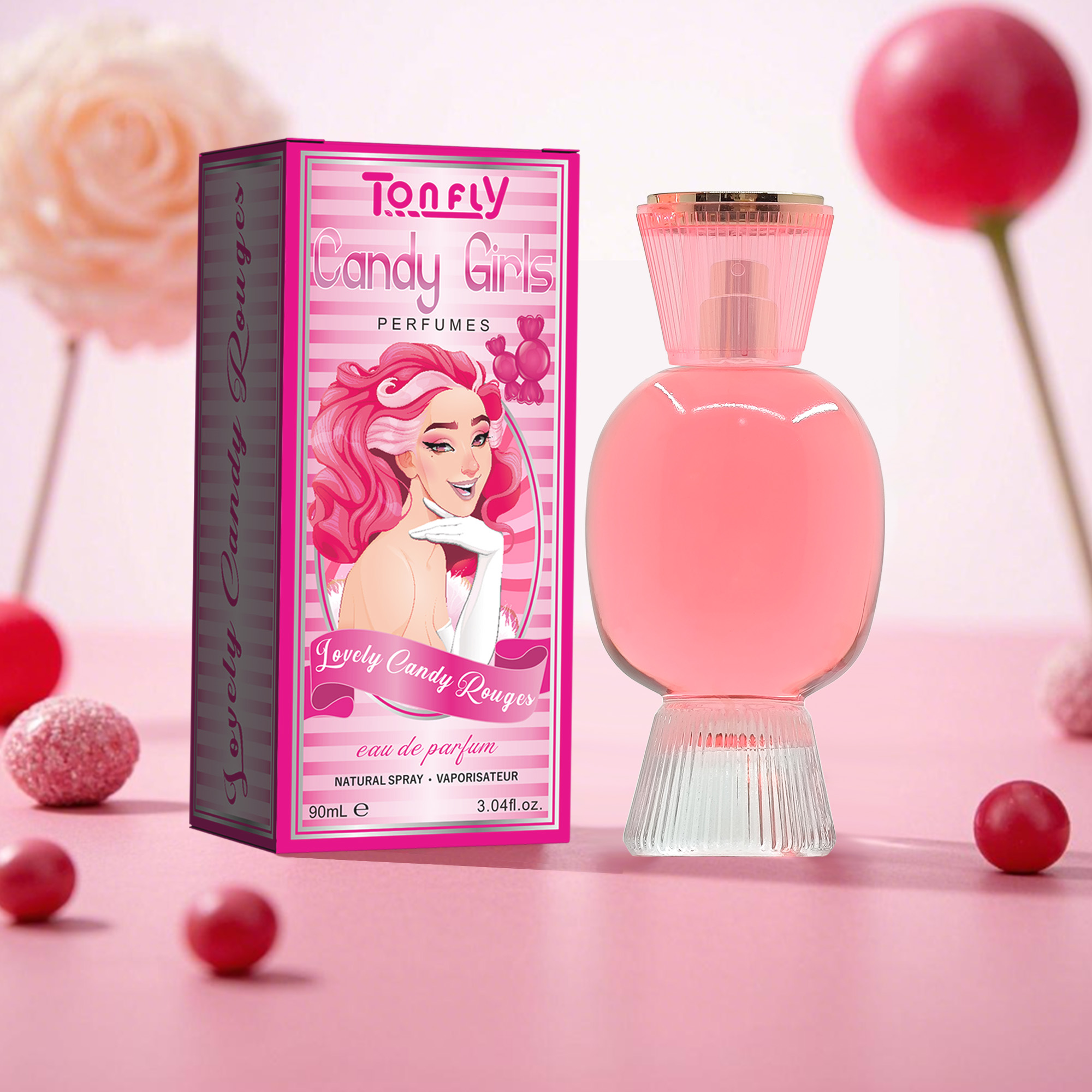 TONFLY Ladies' Sweetheart Perfume - Floral And Fruity Eau De Toilette 90ml