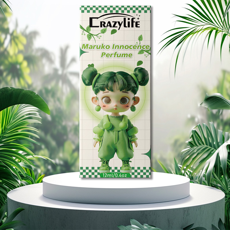 TONFLY Women's Rolling Perfume Oil Green Doll Series Perfume 12ML