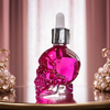 EDIEBAO Pink Skull Perfume Women's Oil Dropper Stick Fruit Fragrance 30ML