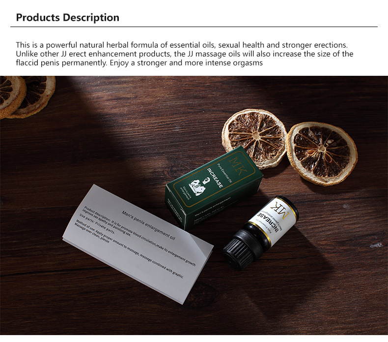 QLZHANFU Male Enhancement Oil for Penis Enlargement, Girth, Hardness & Care - Massage Essential Oil for Men's Intimate Area, No-Rinse Adult Formula