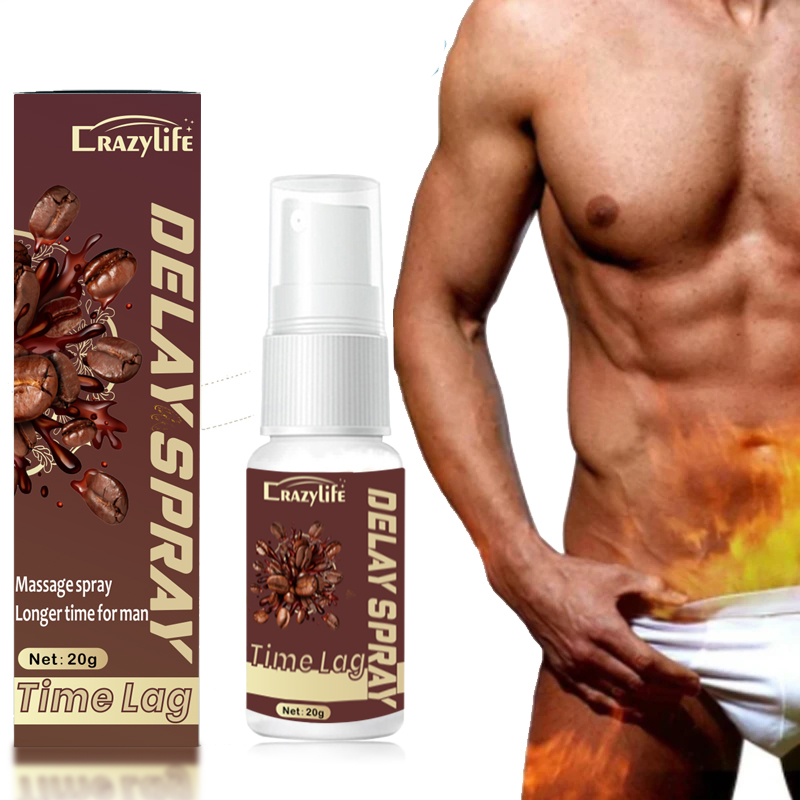 Crazylife Coffee flavor Men's Delay Spray Delayed-release essential oil 20ml