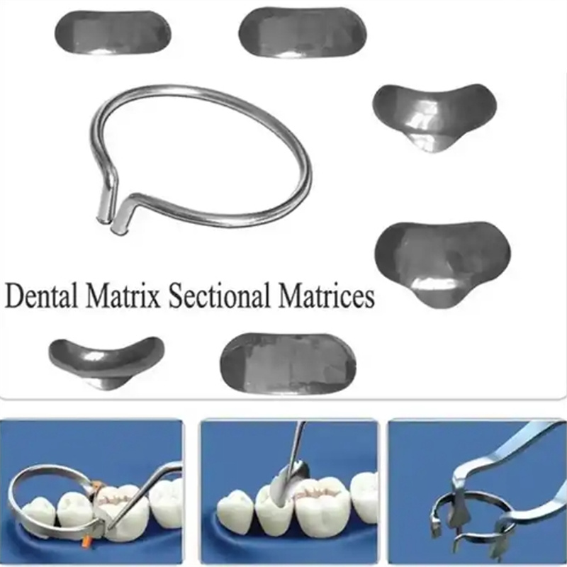 Crazylife Dental Tofflemire Matrix Band Kit | Anatomical Sectional Matrix System for Class II Restorations | Posterior Tooth Contouring, Composite Filling & Crown Buildup Clinical Supplies