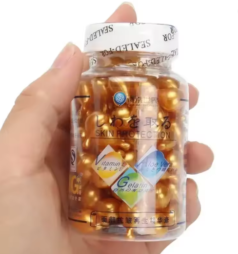 Instant Wrinkle Vitamin E Extract Capsules Moisturizing Serum Ve Serum Facial Anti Aging Fade Fine Lines Korean Makeup Skin Care