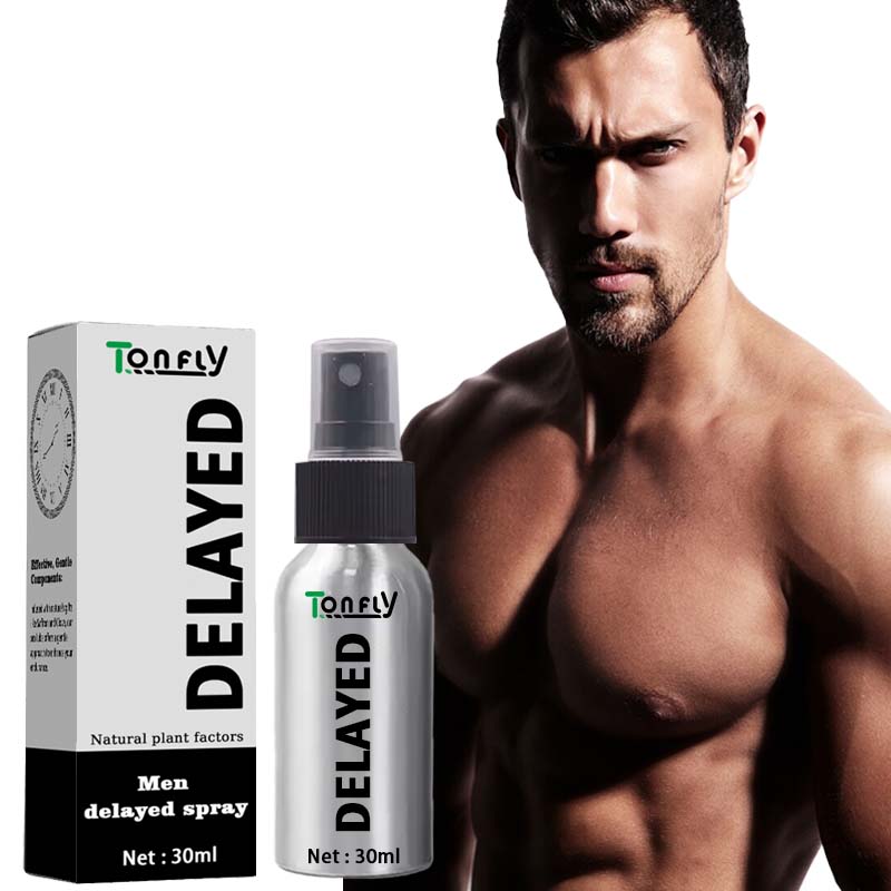 Tonfly Silver-colored male penis delay spray - an oil for private area massage 30ml