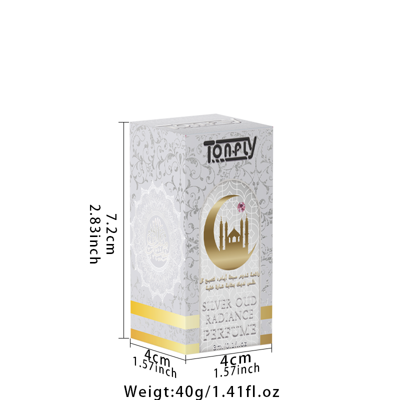 Tonfly Silver Spire Lady Perfume - Convenient Perfume 3ml 