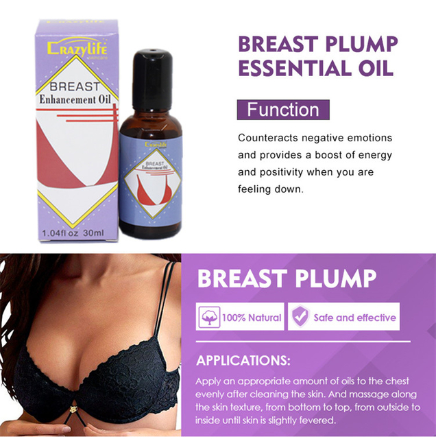 Natural Breast Care Roll-On Oil - Hydrating Firming Body Serum for Women