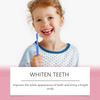 Children's toothpaste for cleaning teeth, preventing cavities, being gentle and refreshing, protecting teeth, with a fruity flavor to clean teeth.