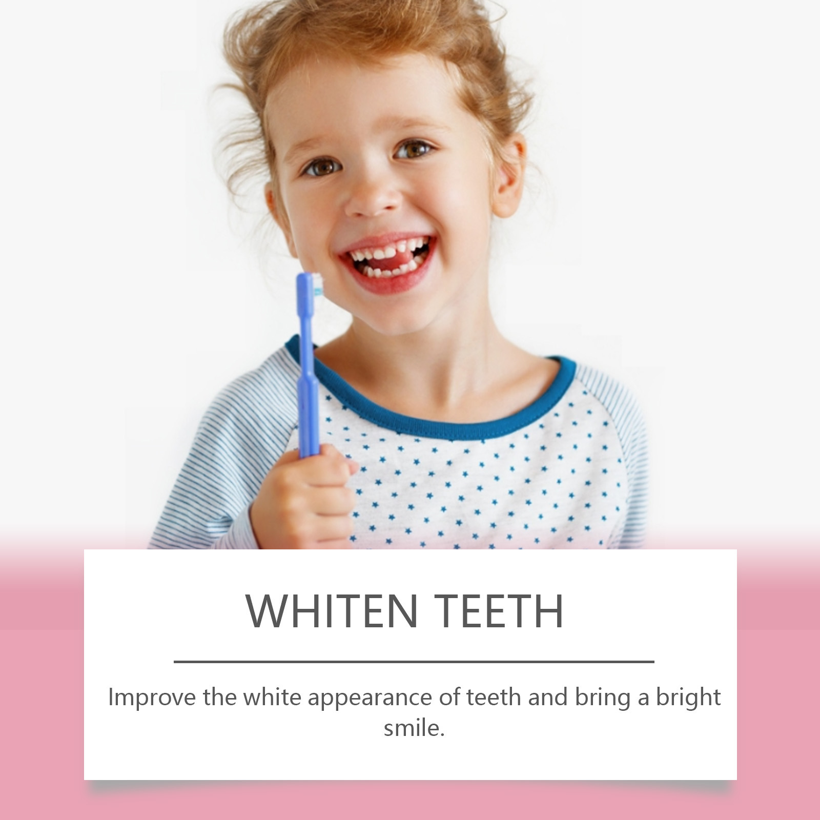 Children's toothpaste for cleaning teeth, preventing cavities, being gentle and refreshing, protecting teeth, with a fruity flavor to clean teeth.