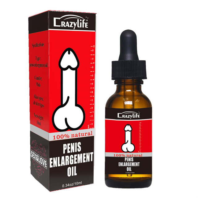 Crazylife Men's penis massage essential oil for enlargement and delay.