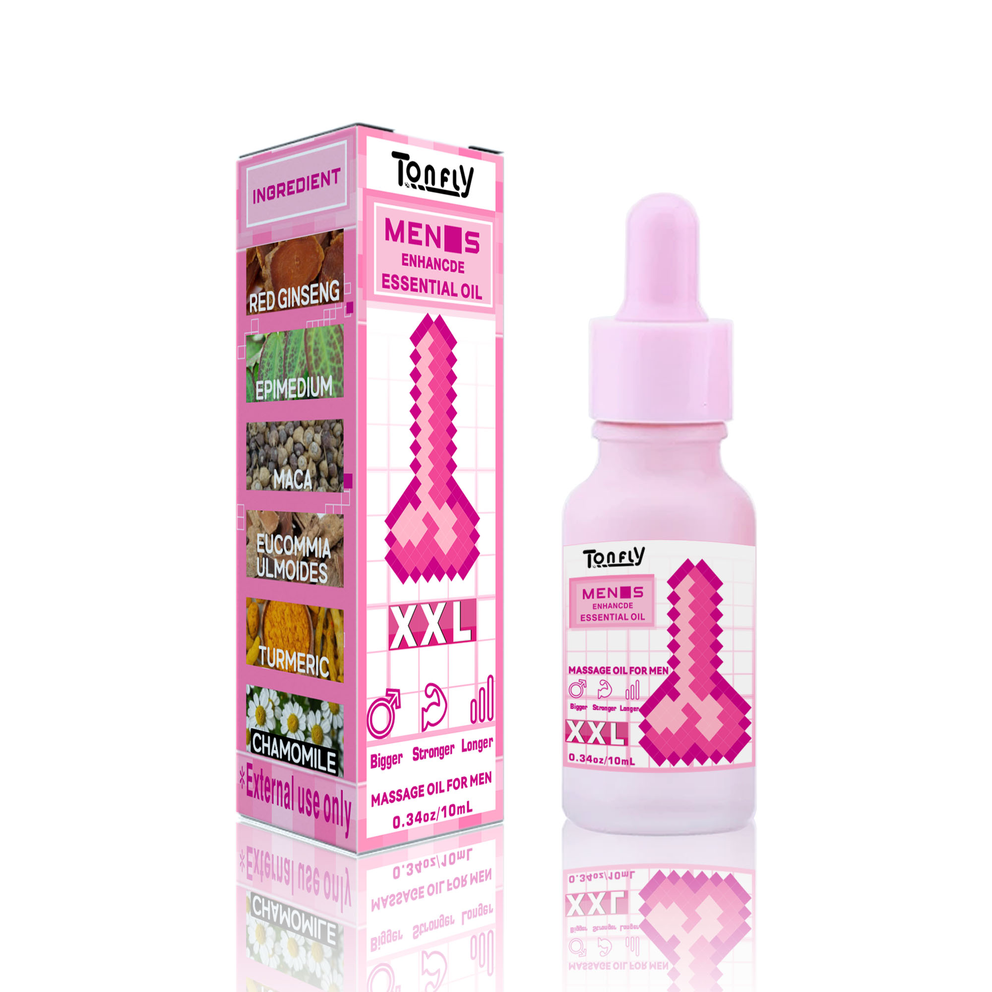 Tonfly Male Delay Essential Oil, Enlarging Essential Oil, Vulvar Massage Essential Oil 