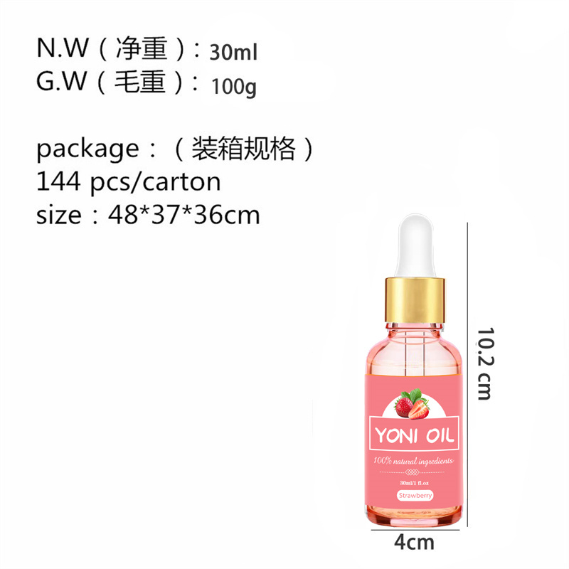 Crazylife Female genital aromatherapy oil Fruit flavor Yoni oil 30ml