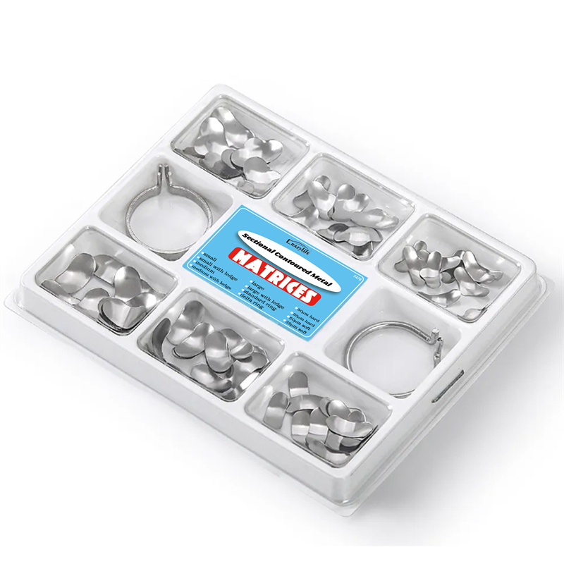 Crazylife Dental Tofflemire Matrix Band Kit | Anatomical Sectional Matrix System for Class II Restorations | Posterior Tooth Contouring, Composite Filling & Crown Buildup Clinical Supplies