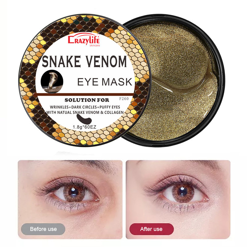 Snake Venom Eye Mask Peptide Essential Eye Patch Anti-Aging Collagen Eye Mask Wrinkles Anti-Puffiness