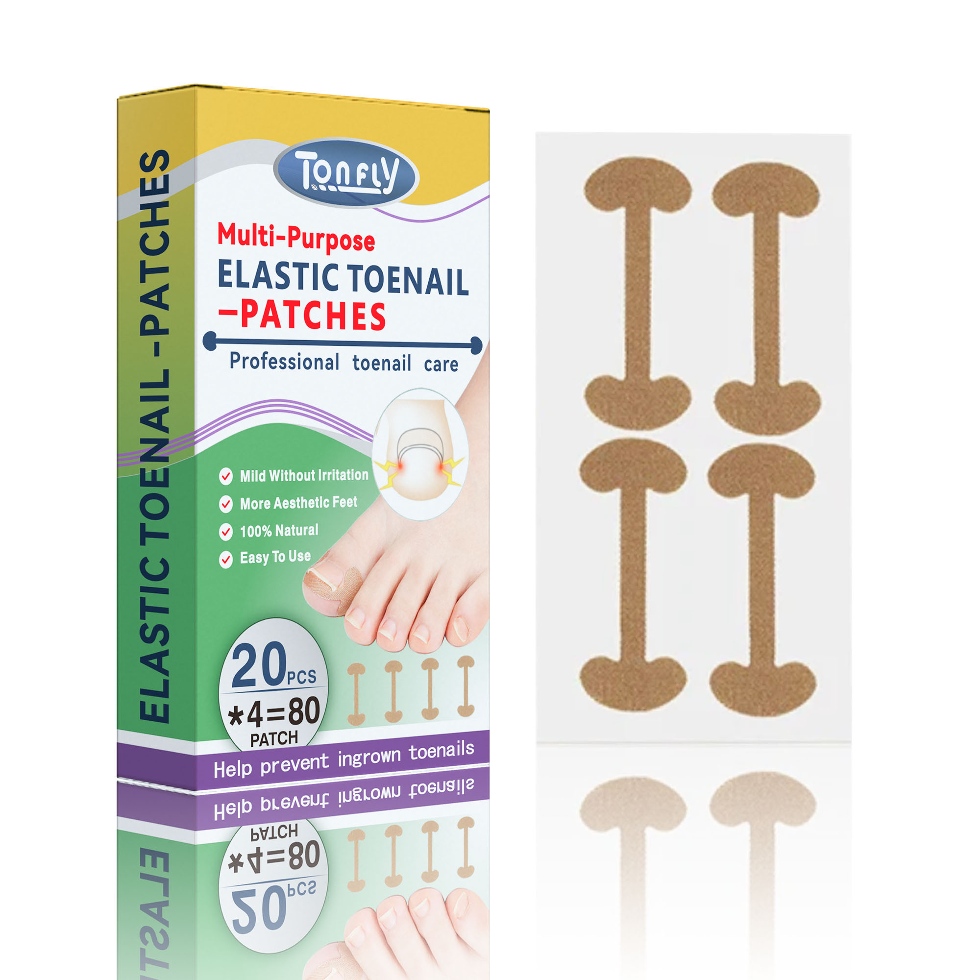  Tonfly Ingrown Toenail Paronychia Treatment Foot Corrector Stickers Toe Nail Repair