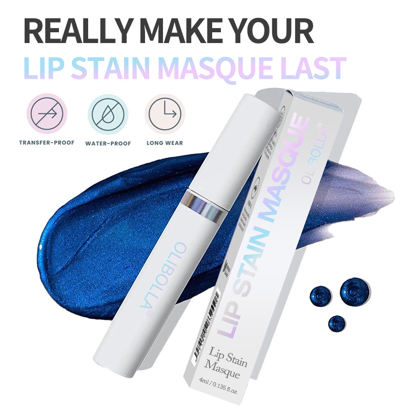 Tear-and-Slip Lip Gloss - Tear-and-Slip Matte Lip Coloring Lip Mask - Long-lasting, Waterproof, Non-fading, Non-peeling