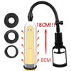 Small-sized vacuum pump penis exerciser for men, with a pull rod and negative pressure booster, suitable for airplane use, adult erotic sex toys.