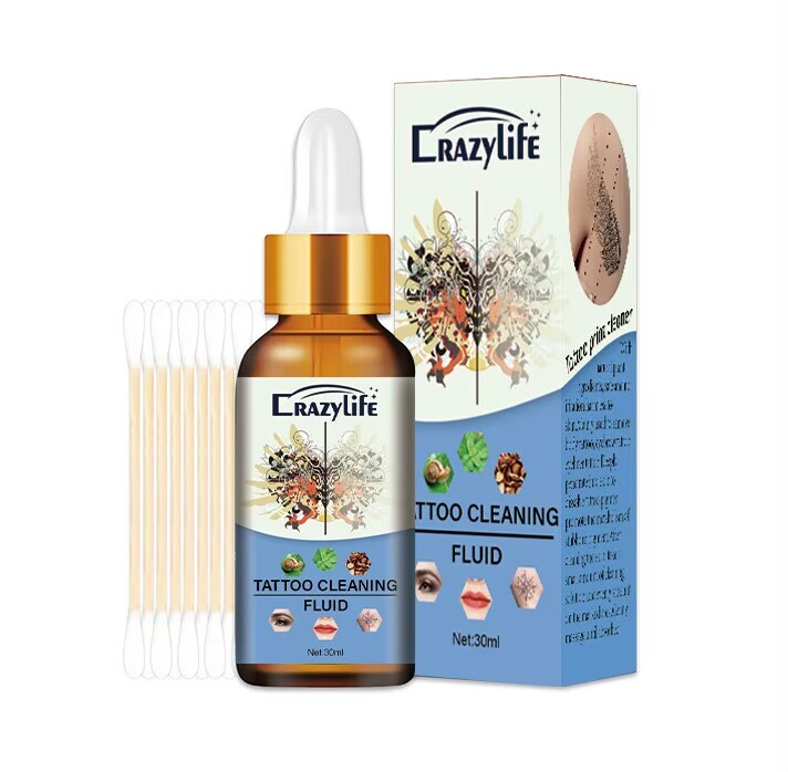Quick Tattoo Removal Serum Permanent Tattoo Remover Liquid Natural Painless Body Facial Pigment Fading Cleaning Skin Care
